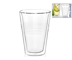 Officine Standard vd600921 Duplex Juego 2 Vasos de Doble Pared (Capacidad 30 cl