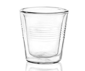 Officine Standard vd600945 Duplex Juego 4 Vasos de Doble Pared, Capacidad 5 cl