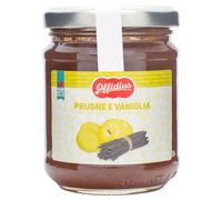 Offidius - Mermelada EXTRA de Pruna y Vainilla Bourbon de Madagascar - 220 gr - Made in Italy