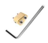 OFFIGAM 1 Juego Cierre de Cuerdas para Eléctrico Sin Cabeza Bloqueo de Cuerdas de Accesorios para Eléctricas Tuning Rápido y Estético Dorado