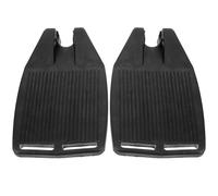 OFFIGAM 1 Par de Reposapiés de Plástico Abs para Silla de Ruedas, Pedal Antideslizante, Diseño Reforzado y Compatible para Pacientes y Usuarios en Movilidad Diaria