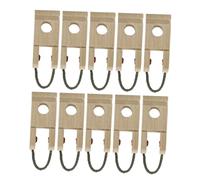OFFIGAM 10 Piezas De Soporte para Eje De Piano Pedestal Central Soporte para Afinación Eje Central Brida De Bambú
