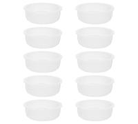 OFFIGAM 10 Tapas de Barriles de Plástico de 20l 25l 30l Anilla de Tiro, Tapa para Bidones Fácil de Abrir y Cerrar, Sellado Seguro para Uso en Industria Química