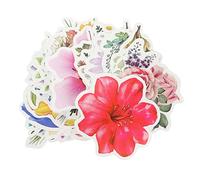 OFFIGAM 100 Pegatinas Adhesivas Decorativas de PVC sin Residuo para Portátil y Scrapbooking, Ideales para Manualidades y Decoración DIY