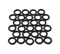 OFFIGAM 100 piezas Anillos de Goma para Máquina de de Grommets Negritos de Absorción para Mantener la Aguja Ajustada la Barra de Armadura Alta Durabilidad y Diseñados para Profesional