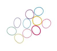 OFFIGAM 100piezas Coletero Pelo Para Gomas Elásticas Para Bebés Pack Coleteros Sencillos Para Pequeños Aro Pelo Elástico Para Jugar o Diario