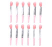 OFFIGAM 12piezas Pincel De Silicona Para Labios Forma De Máscara De Labios Aplicador De Lápiz Labial Set De Brochas De Silicona Para Maquillaje De Para Aplicar Labial y Delineador De