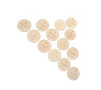 OFFIGAM 13piezas Tarjetas De Crecimiento De Madera para Recién Nacidos De Accesorios Fotográficos para Capturar Momentos Inolvidables Diseño Elegante y Seguro para Bebés
