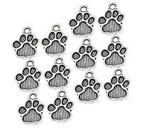 OFFIGAM 150 piezas Colgantes de Patas de Perro de Aleación Vintage para Fabricación de Joyería Perfectos para DIY Pulseras y Collares