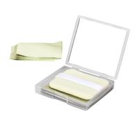 OFFIGAM 1Juego Absorción de Aceite Facial con Espejo Papel de Limpieza Facial Portátil para Control de Aceite y Reducción de Incluye Estuche de Viaje