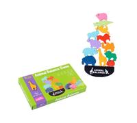 OFFIGAM 1Juego Conjunto de Bloques de Construcción de Forma de Animales para Educativos Apilables para Estimulación Temprana y Desarrollo de Habilidades Sociales