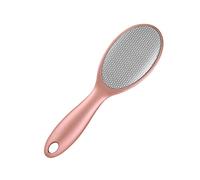 OFFIGAM 1pieza Exfoliante Para Pies Inoxidable Removedor De Piel Muerta y Callosidades Herramienta De Pedicura Doble Cara Color Rosa