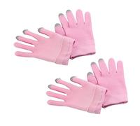 OFFIGAM 2 Guantes Hidratantes de Gel para Manos de Guantes Exfoliantes y Moisturizing Spa Gloves Perfectos para Cuidado y Reparación de Grietas Reutilizables y Compatibles con