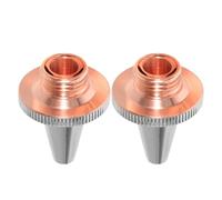 OFFIGAM 2 Piezas Boquilla de Corte Láser para Máquina de Tubos Metálicos Diseño 3d y Doble Capa, Material de Cobre, Mantenimiento Sencillo para Fabricación Aeroespacial Muebles