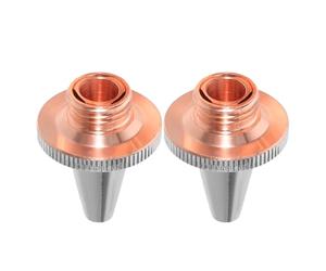 OFFIGAM 2 Piezas Boquilla de Corte Láser para Máquina de Tubos Metálicos Diseño 3d y Doble Capa, Material de Cobre, Mantenimiento Sencillo para Fabricación Aeroespacial Muebles