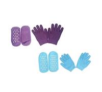 OFFIGAM 2juegos Kit Cuidado De Manos y Pies Guantes De Gel y Calcetines Hidratantes Para Pies Secos De Guantes y Calcetines De Spa Para Manos y