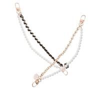 OFFIGAM 2piezas Cadena de Perlas para Móvil Correa de Cadena del Teléfono con Cuentas Estilo Elegante y Multifuncional para Muñeca y Colgante Móvil Compatible