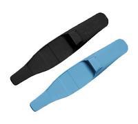 OFFIGAM 2piezas Estuche Silicona Para Maquinilla De Afeitar Funda Protectora Segura y Portátil Azul y Negro Para Viaje y Almacenamiento Práctico