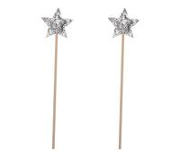 OFFIGAM 2piezas Varitas De Hada Brillantes para Niñas De Bastones De Estrella para Fiestas y Cumpleaños Accesorios De Disfraz De Princesa Decoración Adorable y Divertida