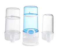OFFIGAM 3 Piezas Bebedero para Pájaros Automático, Fuente de Agua para Aves, Diseño Automatizado, Plástico Pulido, para Pájaros Pequeños y Aves de Color Aleatorio Varios Estilos