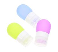 OFFIGAM 3 piezas Botellas de Viaje de Silicona Rellenables Kit Práctico para Champú Gel y Lociones para y Actividades al Aire