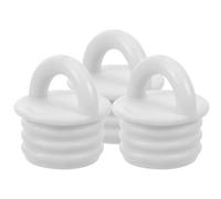 OFFIGAM 3 Tapones Pequeños de Goma para Cubo de Fregona Sellado Hermético, Estructura Simple y Accesorios Prácticos para Baño en Casa