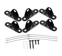 OFFIGAM 3juegos Anclaje Pared Muebles Correas Seguridad Juego Anclajes Evitar Caídas Acero Inoxidable