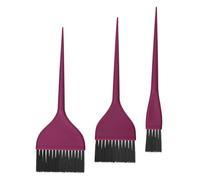 OFFIGAM 3piezas Cepillo Para Teñir El Cabello De Pinceles Anchos Aplicador Preciso De Tinte Herramientas Para Teñir El Cabello Cerdas Firmes Para Aplicación Suave Reutilizables y Lavables