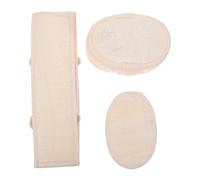 OFFIGAM 3piezas Esponjas De Lufa Exfoliantes Naturales Para Baño Toallas De Cuerpo Reutilizables y Duraderas Exfoliación Suave y Limpieza Efectiva Para Ducha y Cuidado Personal