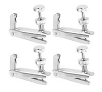 OFFIGAM 4 Afinadores Metálicos para Violín 4/4 y 3/4 de Aleación Duradera, Ajustadores Finos para Cuerdas, Accesorio para Violín Clásico, Piezas de Afinación para Instrumento Musical