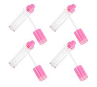 OFFIGAM 4 Envases Vacíos de Plástico Tubos Pequeños para Brillo de Labios de 8ml Soporte Práctico para Tintes Labiales y Uso en Viajes para Brillo Labial