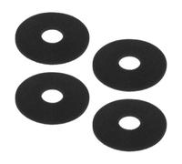 OFFIGAM 4 Esponjas de Repuesto para Caja de Sal y Azucarero, Esponja Negra para Pulido Rápido y Mejor Acabado en Vasos, Adecuado para Bares y Coctelería, Pack de 4
