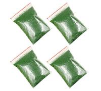 OFFIGAM 4 Paquetes de Césped Artificial Estático en Polvo para Dioramas y Paisajes de Tren Modelo, Material Esponja Porosa Verde Realismo y Durabilidad para Manualidades