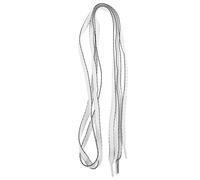 OFFIGAM 4 Pares de Cordones Blancos Planos para Zapatillas Deportivas de Hombre y Mujer, Poliéster Cómodo y Fácil de Insertar, Ideales para Cumpleaños y Navidad