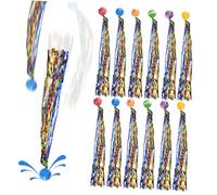 OFFIGAM 40Piezas Saltarinas Coloridas de con Serpentinas Juguetes para la Coordinación y Destreza para Fiestas y Rellenos de Bolsas