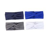 OFFIGAM 4piezas Accesorio Pelo Diademas De Cruz Marino Oscuro Real Para Mujeres y Niñas