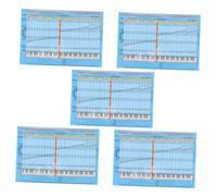 OFFIGAM 5 Piezas Piano Chart Removibles Notas Adhesivas para Teclado Guía de Acordes Compatible con Varios Modelos para Principiantes y Adultos