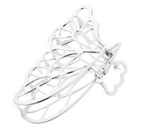 OFFIGAM 5 Piezas Pinza Cabello Forma de Garra, Pinzas Pelo Decorativas, Aleación de Zinc, Plata, para Cabello Grueso, Mujer, Uso Diario y Ejercicio