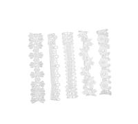 OFFIGAM 5piezas Diadema de Encaje Hueco Frente de Tocado de Encaje Banda Frente para Halloween para Fiestas de Bebés Diseño Arce y Trébol Suerte