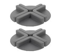 OFFIGAM 8 Almohadillas Antideslizantes de Silicona Que Ofrecen Estabilidad y de Espacio Pies para Tablas de Cortar de Madera para de Cocina