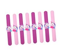 OFFIGAM 8 Piezas Círculo de de joyería para favores de fiesta de pulseras a granel golpear las muñequeras pulseras para pulseras gel de sílice