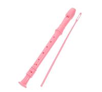 OFFIGAM 8agujero Flauta De Orificios Soprano Con Baqueta Para Presentaciones Escolares Instrumento Musical De Contralto Con Limpiador Flauta Dulce Abs De Aprendizaje