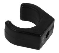 OFFIGAM Abrazadera de Tubo de Nylon Negra para Yate, Clip de Fijación Multifuncional para Barco y Paddle Surf, Accesorio Industrial Resistente y Duradero para Tuberías, 1 Pieza