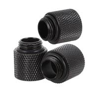 OFFIGAM Adaptador Extensor /4 y Anillo de Sellado de Silicona de Latón Junta Giratoria 360 Pack de 3 Piezas para Sistema de Refrigeración por Agua PC