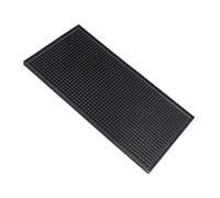OFFIGAM Alfombrilla Antideslizante de Silicona para Cocina con Ranuras Profundas para Drenaje Esterilla Secadora para Utensilios y Frutas Pequeña y Fácil de Limpiar