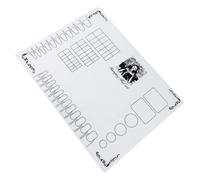 OFFIGAM Alfombrilla de Silicona para Manicura Mat de Práctica para Uñas Guía de Stickers de Uñas Protector de Mesa para Estampación y Decoración E