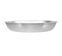 OFFIGAM Bandeja de Escala de Polvo de Acero Inoxidable Plata Redonda para Básculas Electrónicas, Multiusos y Conveniente para Verter en Joyerías y Cocinas Domésticas