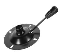 OFFIGAM Base para Silla de Peluquería Giratoria de Hierro 1 Unidad Placa Base Antiexplosión 10x10 Cm para Salón de Belleza y Barbería