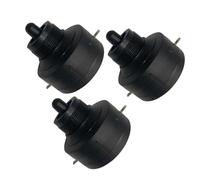 OFFIGAM Bocina de Agudos para Automóvil 3 Piezas, Altavoces Tweeter de Audio para Coche, Accesorios de Audio Automotriz, Diseño Plástico Resistente al Desgaste, Color Duradero para