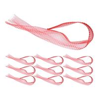 OFFIGAM Bolsas de Malla Reutilizables de 60 Cm para Hervir Mariscos y Almacenar Verduras, Fabricadas en Polipropileno Resistente, Color Rojo, Bolsa Multiusos para Frutas, Patatas